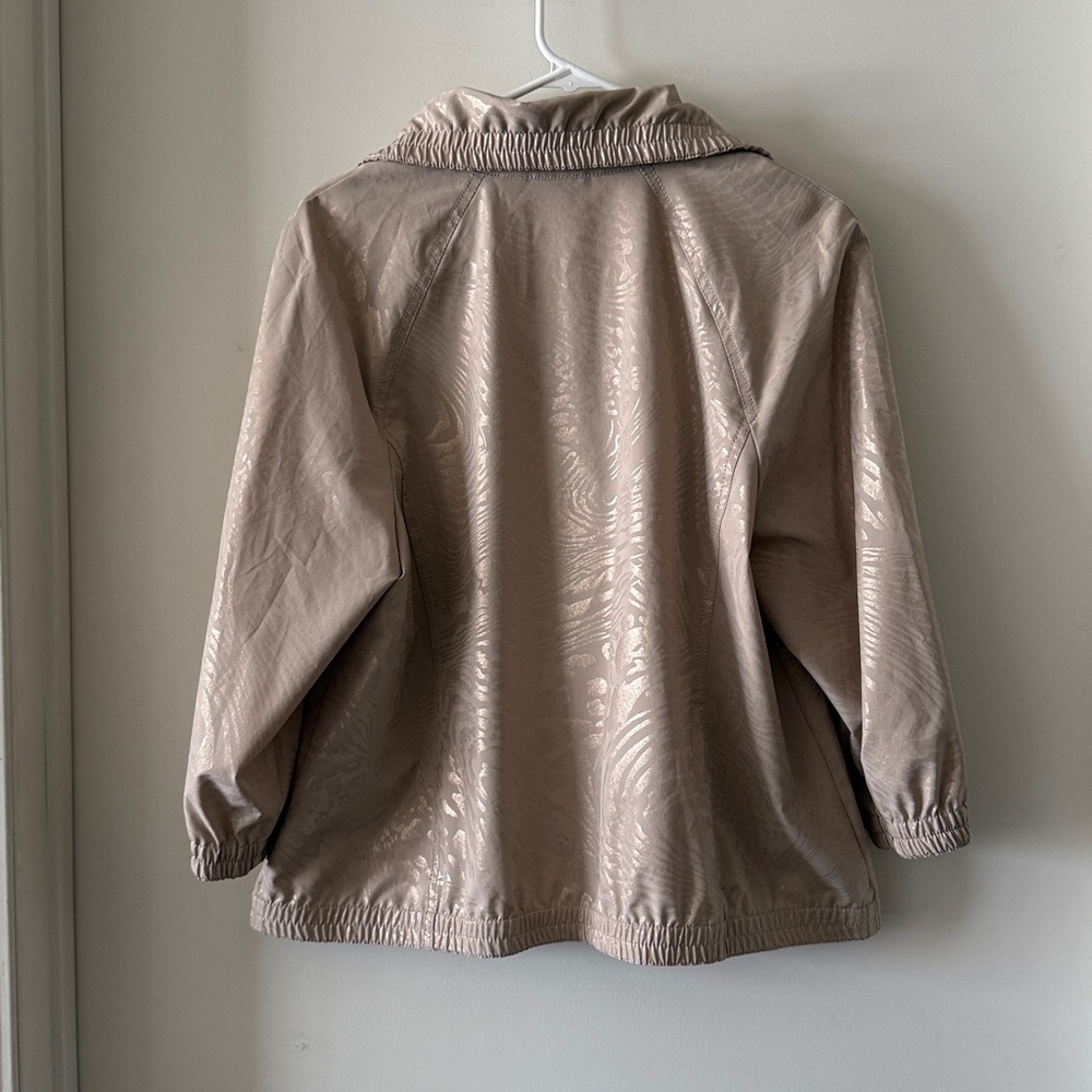 Chico's Zenergy Lightweight Metallic Shine Jacket - Picture 6 of 7